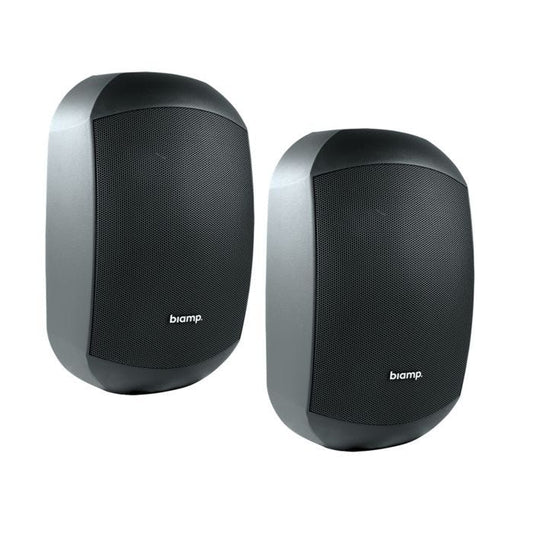 Biamp Desono MASK6CT-BK Paire d'enceintes 2 voies 100V (Installation ClickMount rapide)