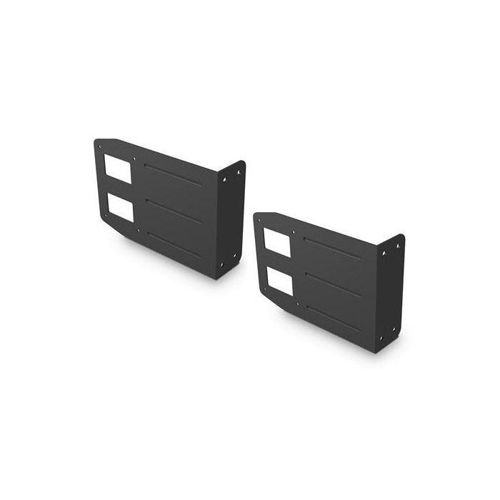 Biamp Pair of Bracket for mounting a MASK4(T) or MASK6(T) at a 90 Degree Angle - Black