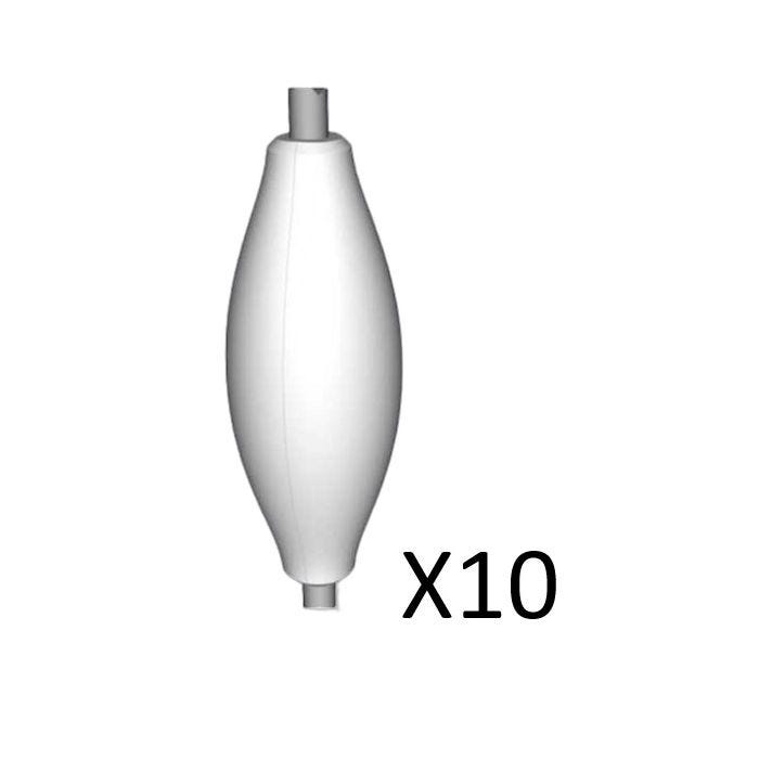 Biamp Desono MC-SK10 White Lot de 10 kits d'interconnexion de câbles pour haut-parleurs suspendus, blanc