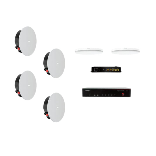 Biamp MRB-L-X400-C-CIC6LP Système de conférence audio (Solution complète pour salle de réunion)