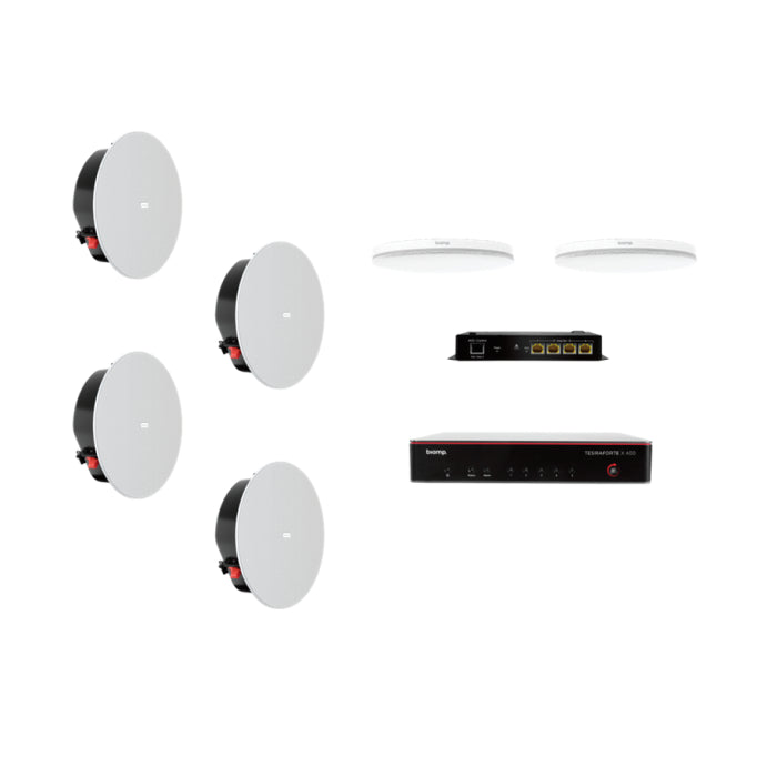 Biamp MRB-L-X400-C-CIC6LP Système de conférence audio (Solution complète pour salle de réunion)