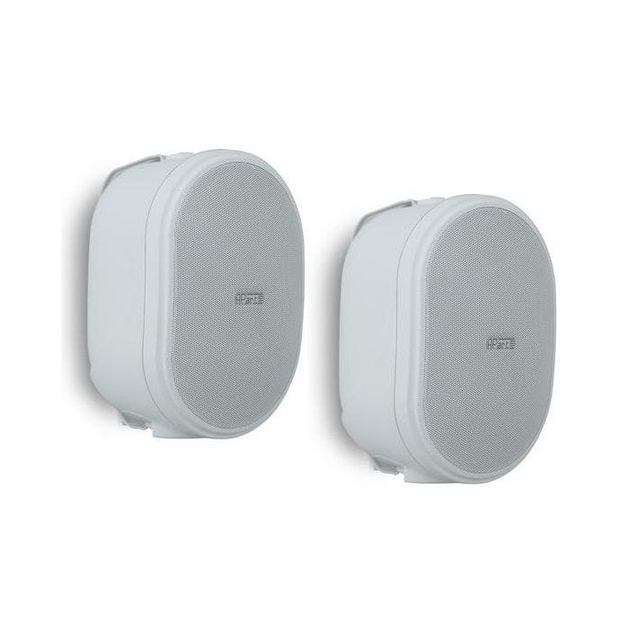 Biamp Pair of two-way cabinet speaker (Pair), 8in 100 volt / 60 Watts white