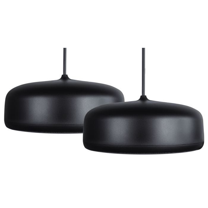 Biamp Pair of 6.5in pendant speaker Black