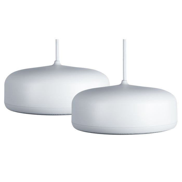 Biamp Pair of Pendant speaker 6.5in White