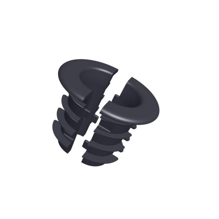 Biamp Grommet for 16mm (5/8in) Hole 7mm ID 10-Pack â€“ Black