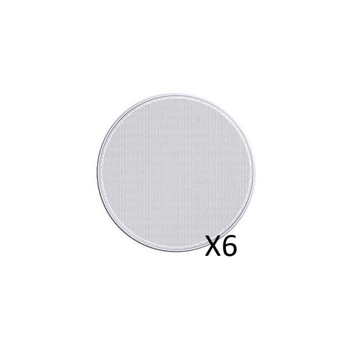 Biamp Desono SPA-GHH100 Pack de 6 grilles haute humidité pour CM20DTS & CM30DTD, blanc