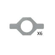 Biamp New Construction Bracket, 6-pack