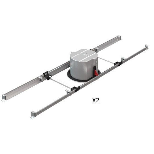 Biamp Desono SPA-RAIL48 Kit de 2 paires de rail 48" (1.2m) pour toutes les enceintes Desono