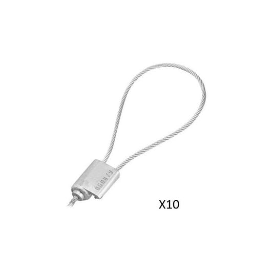 Biamp SPA-SCC100 10 Pack Pack de 10 kits de câbles de sécurité pour enceinte plafond suspendue DC220TM