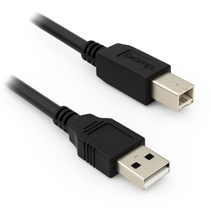 Biamp USB 2.0 2.5W 480Mbps 6 (2m) Type A to B