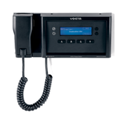 Biamp Vocia - EN54-16 certified, Emergency Wall-mounted Paging Station, 4 Buttons with hand-held microphone.