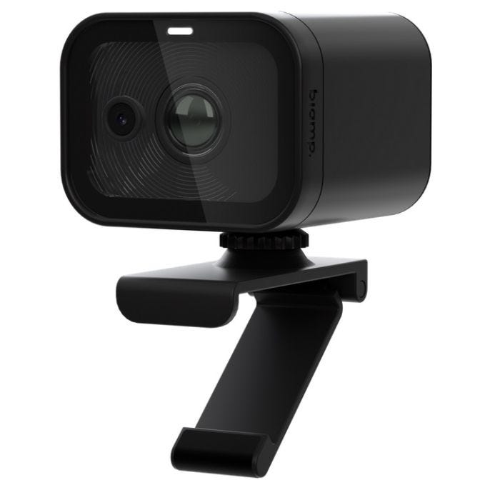 Biamp 4K Conferencing Camera with dual 50 MP & 8 MP image sensors, 12degres HFoV, with 5-mic array
