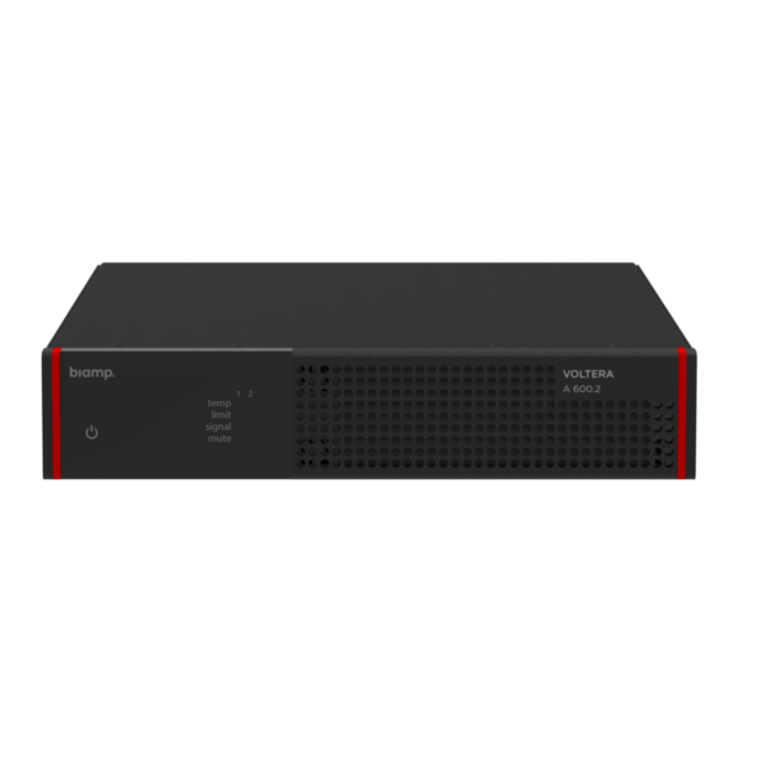 Biamp 2-channel analog amplifier 600 watt