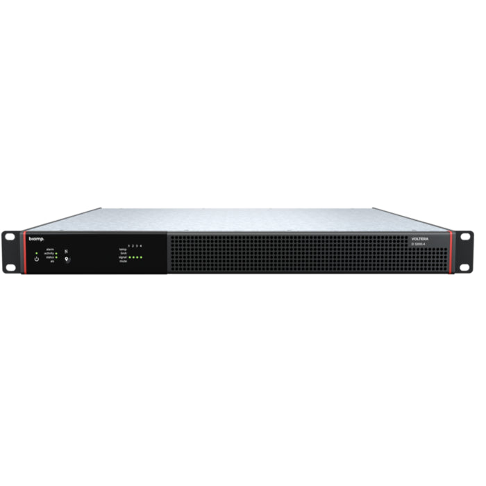 Biamp Voltera D 1200.4M Amplificateur/Matrice 32x32 Dante, AVB, Processing DSP Tesira, 1200W (total), 4ch