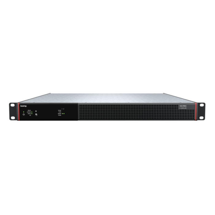 Biamp Voltera D 2400.2M Amplificateur/Matrice 32x32 Dante, AVB, Processing DSP Tesira, 600W (total), 2ch