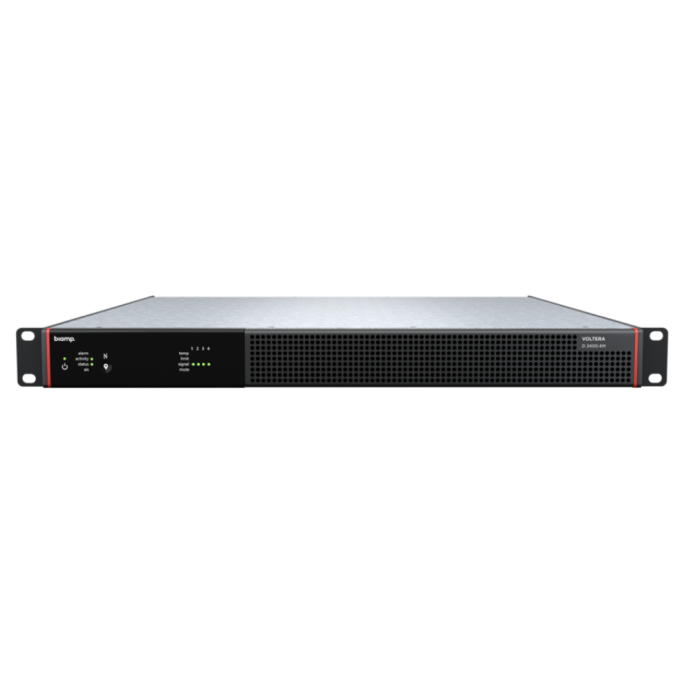Biamp Audio DSP and Amplified Loudspeaker Controller - 4 channels sharing 2400W with Dante & AVB