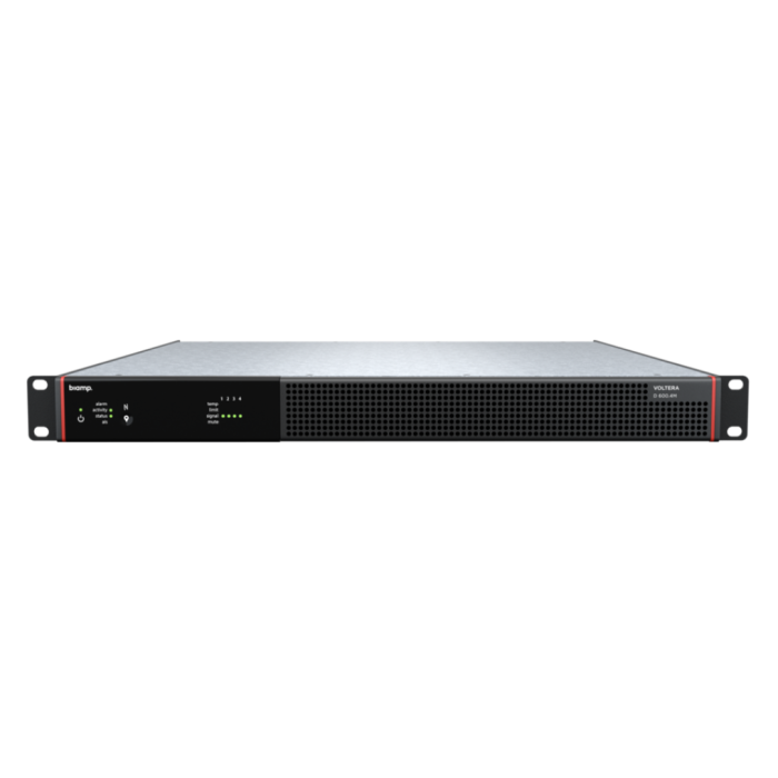 Biamp Audio DSP and Amplified Loudspeaker Controller - 4 channels sharing 600W with Dante & AVB