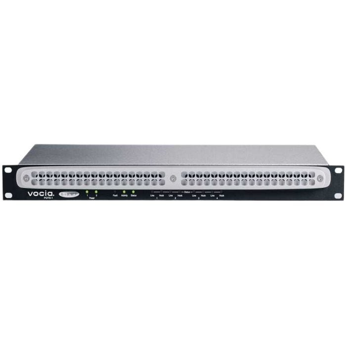 Biamp Vocia - POTS interface; allows real-time live direct paging from a POTS system into the Vocia platform; 4-lines