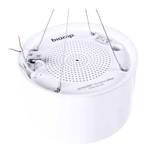 Biamp Cambridge DS1357W Pack de 4 enceintes plenum 10W 8Ω, blanc