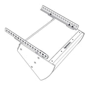 Community 22in BalancePoint Horizontal Fly Rails White