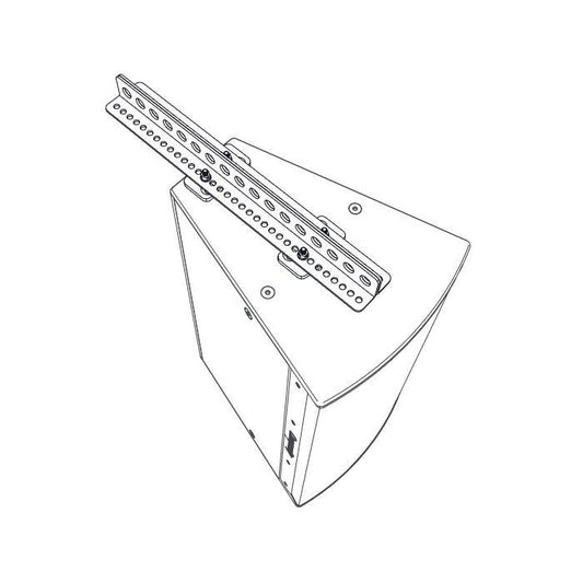 Biamp Community BFR22VW Rail 22’’ (55.88cm), pour suspension verticale d'IP6 / IP8 / IS6 / IS8, blanc