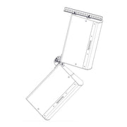 Community I SERIES Dual Vertical Splay Kit for 2 Enclosures White
