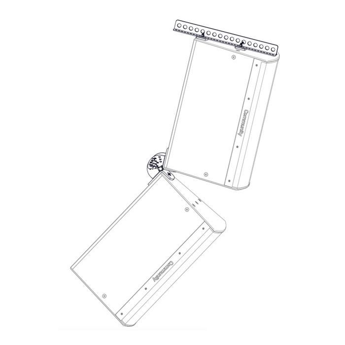 Community I SERIES Dual Vertical Splay Kit for 2 Enclosures White
