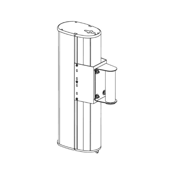 Biamp Desono E200-SAKB Adaptateur pour pied, pour enceintes ENT200, noir