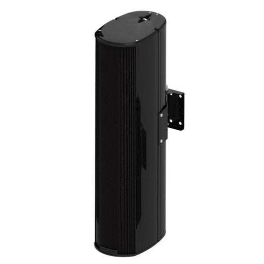 Biamp Desono ENT206-BK Enceinte Colonne 6x HP 80mm + 6x Emulateurs ruban, 30W 100V, 50cm, noir