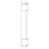 Biamp ENT-PB Support orientable horizontalement, compatible avec ensemble de 1 à 5 colonnes ENT FR / LF