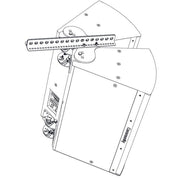 Community I SERIES Dual Horizontal Splay Kit for 2-Way Models White