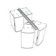 Community I SERIES Dual Horizontal Splay w/ Ext Kit for 2-Way Models White