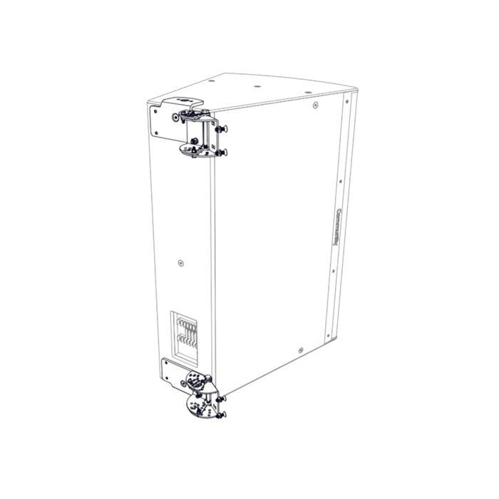 Biamp Community HVS3W Kit d'écartement entre 2 enceintes IP8-1153, blanc