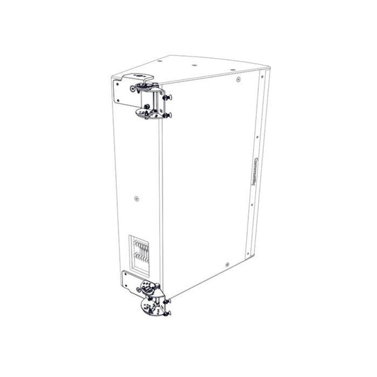 Biamp Community HVS3W Kit d'écartement entre 2 enceintes IP8-1153, blanc