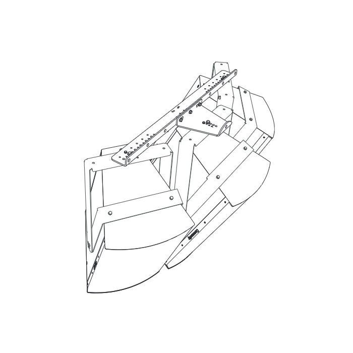 Biamp Community IAF55B Kit de suspension pour 2 ou 3 enceintes IP8-1153 (lyres non incluses), noir