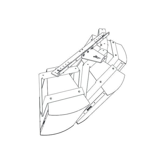 Biamp Community IAF40B Kit de suspension 40’’ (101.6 cm) pour 2 ou 3 enceintes IP-1122 / 52 (lyres non incluses), noir
