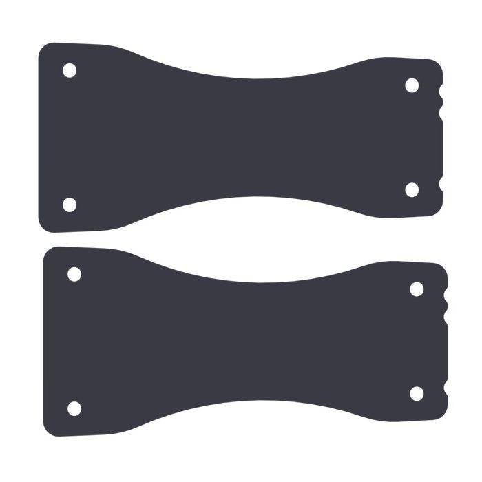 Biamp Community IV6-S1 Paire de coupleurs Splay Bracket pour IV6, type 1, noir