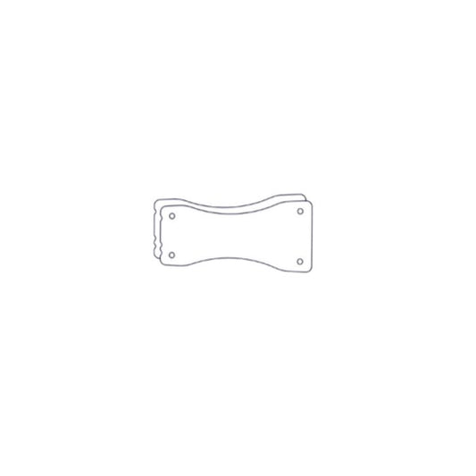 Biamp Community IV6-S2W Paire de coupleurs Splay Bracket pour IV6, type 2, blanc
