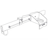 Biamp Community IV6-SB-AFW Structure pour montage des caisson IV6 à l'arrière, blanc