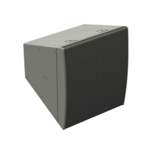 Biamp Community LVH-906WR/ASG Enceinte à Pavillon 3 voies, 4x HP12", H60°/V20-40-60°, extérieur, EN54-24, gris