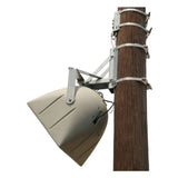 Biamp Community PMB-1RR Support de fixation sur poteau pour R.15, R.25, R.35COAX, R.35-3896, R.5, R.5HP, R.5COAX, R.5MAX, RMG200A, W2-218, W2-2W8