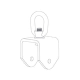 Biamp Community PY1-EN750-1550W Point de levage pour Line array IV6-GP-AF, IV6-SB-AF et LVH-900AF, blanc