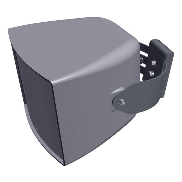 Biamp Community R-VTY35 Lyre de fixation avec réglage horizontal / vertical pour R.35, gris