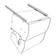 Community I SERIES Subwoofer Above Full-Range Vertical Array Black