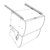 Biamp Community VAB-BFR38B Set d'assemblage pour un caisson + enceinte (IP1122+IS212 ou IP1153+IS215 / 18), noir