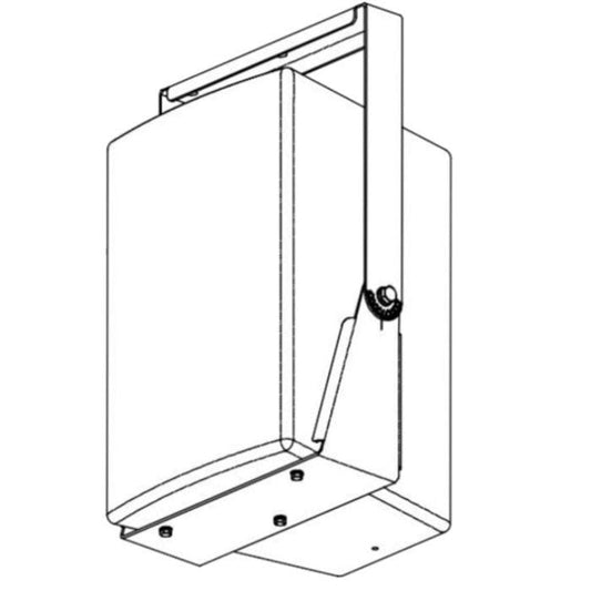 Biamp Community VB-VY35W Lyre d'accroche verticale pour V2-35, blanc