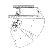 Community I SERIES Dual Vertical Splay Kit for 3-Way Models White