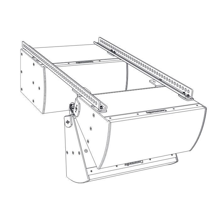 Biamp Community VSB3-SBR54W Kit de montage pour 2 enceintes et 1 caisson (IP-1153+IS-215 / 218), blanc