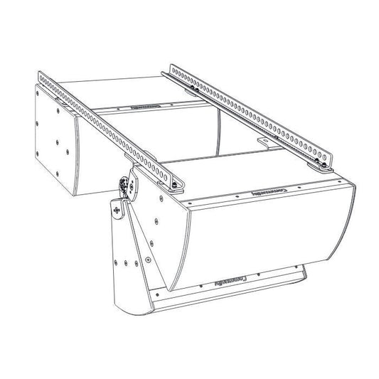 Biamp Community VSB3-SBR54W Kit de montage pour 2 enceintes et 1 caisson (IP-1153+IS-215 / 218), blanc