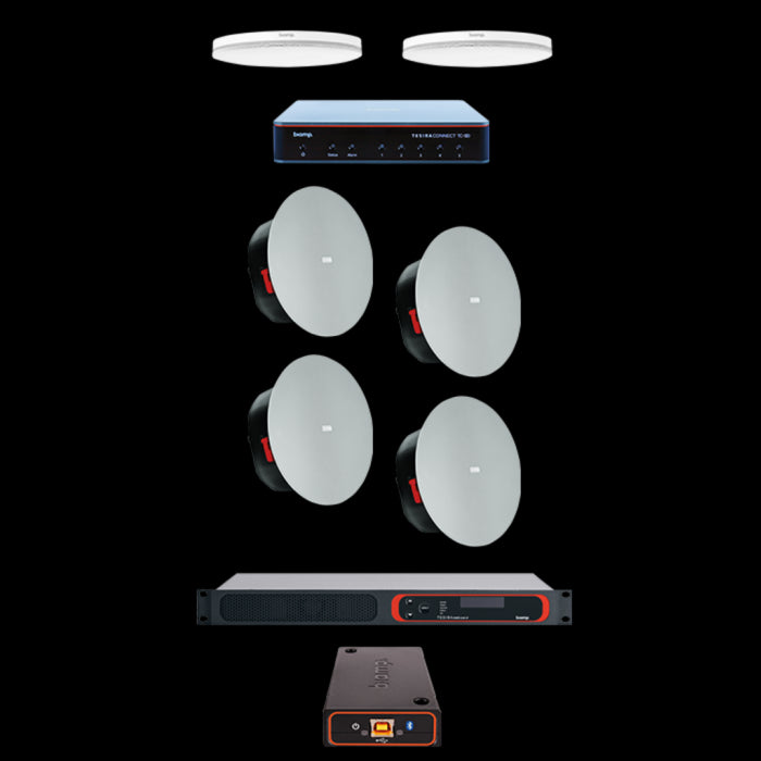 Biamp MRB-L-VT4-C Système de conférence audio (Solution complète pour salle de réunion)